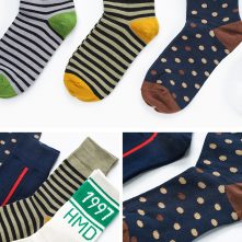 AungCrown beautiful patterned women’s casual crew socks