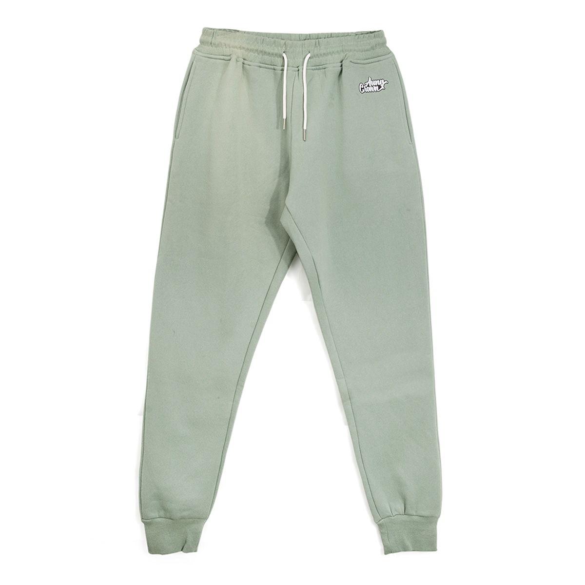 AungCrown designed loose and casual waisted sweatpants with pockets