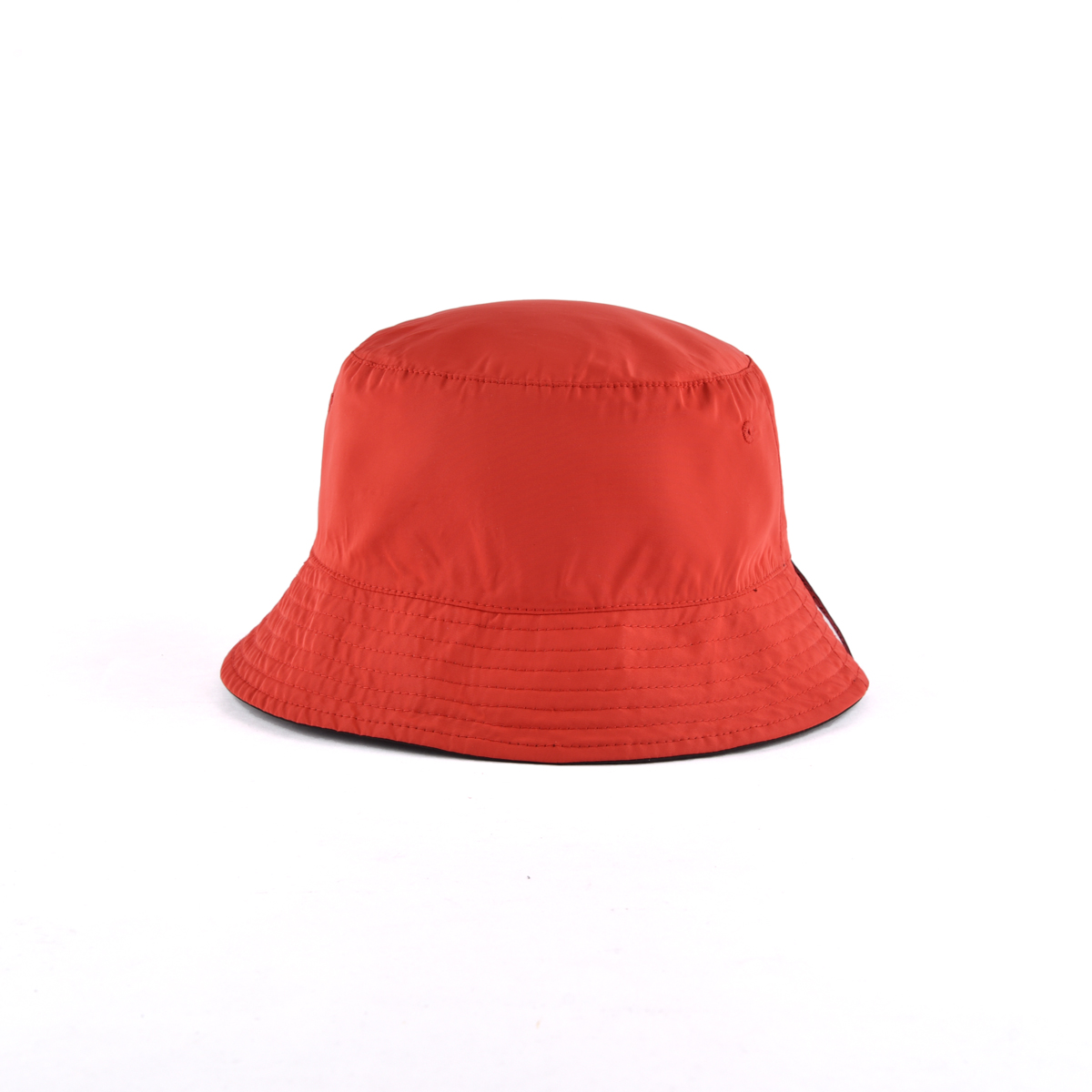AungCrown wide brim simple plain black windproof bucket hat