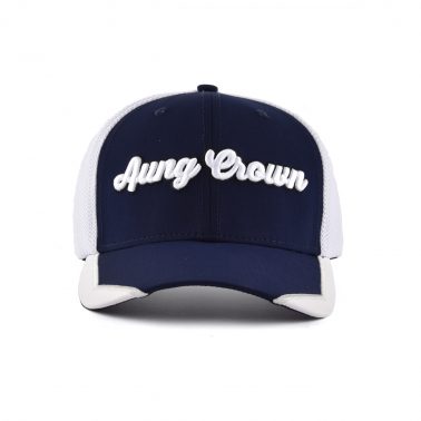 AungCrown classic adjustable embroidery mesh trucker baseball cap
