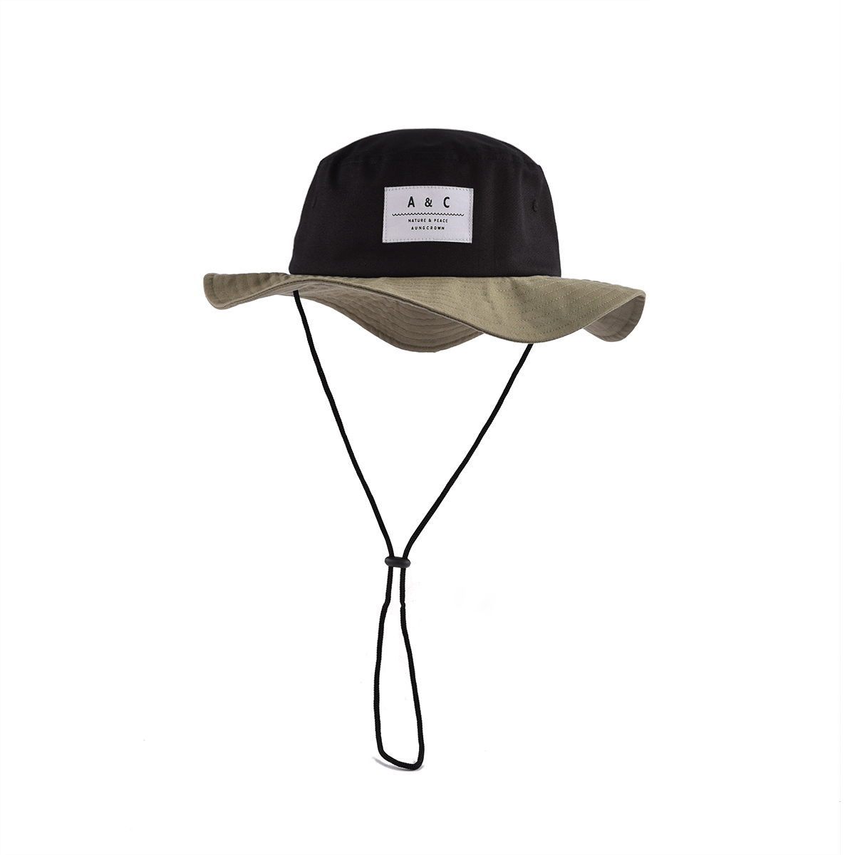 AungCrown water resistant outdoor style wide brim bucket hat