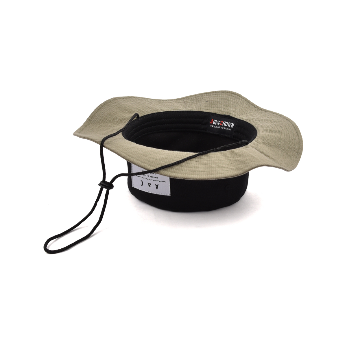 AungCrown water resistant outdoor style wide brim bucket hat