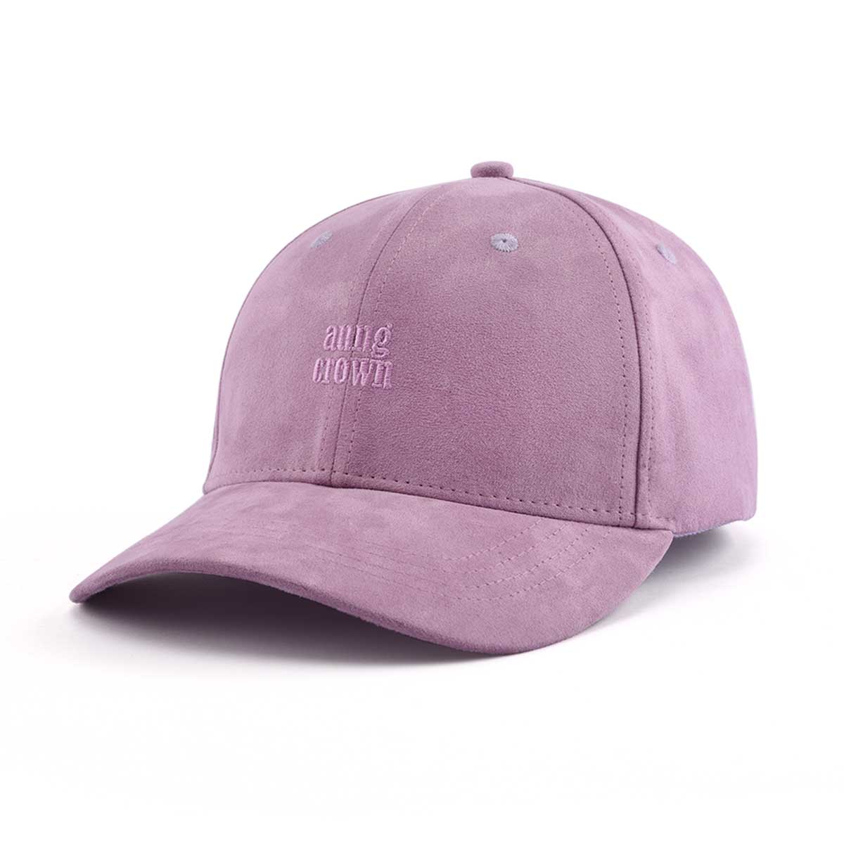 AungCrown designed unisex classic adjustable suede baseball cap