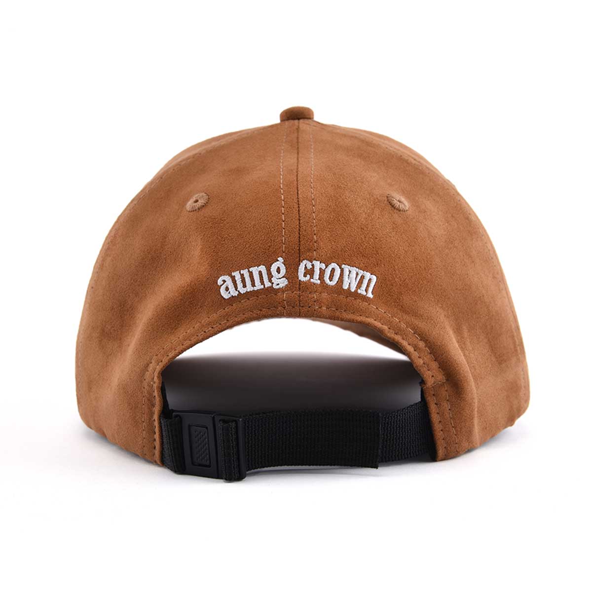 AungCrown designed unisex classic adjustable suede baseball cap