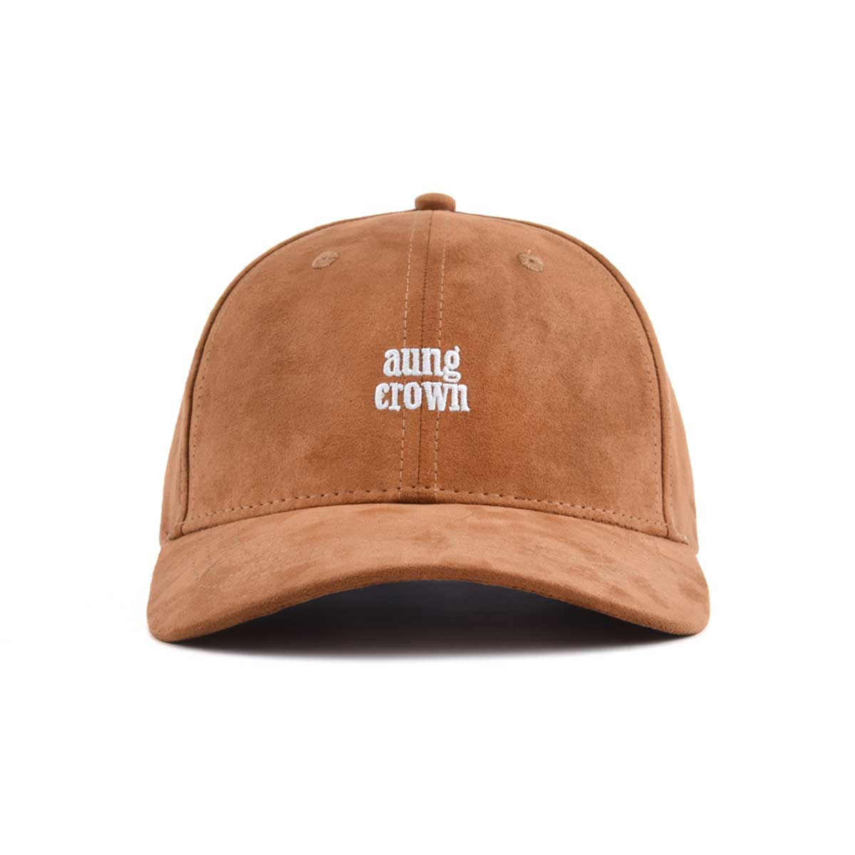 AungCrown designed unisex classic adjustable suede baseball cap