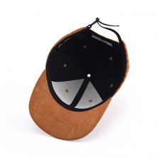 AungCrown designed unisex classic adjustable suede baseball cap