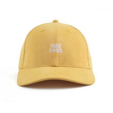 AungCrown designed unisex classic adjustable suede baseball cap