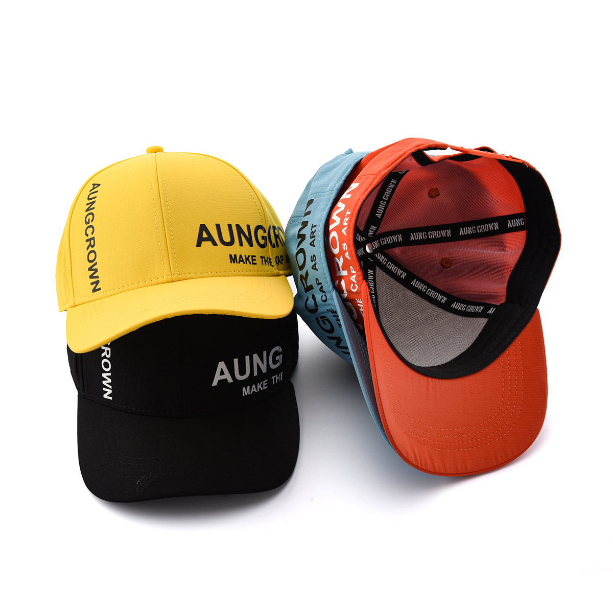 AungCrown designed 100% cotton classic adjustable sport baseball cap