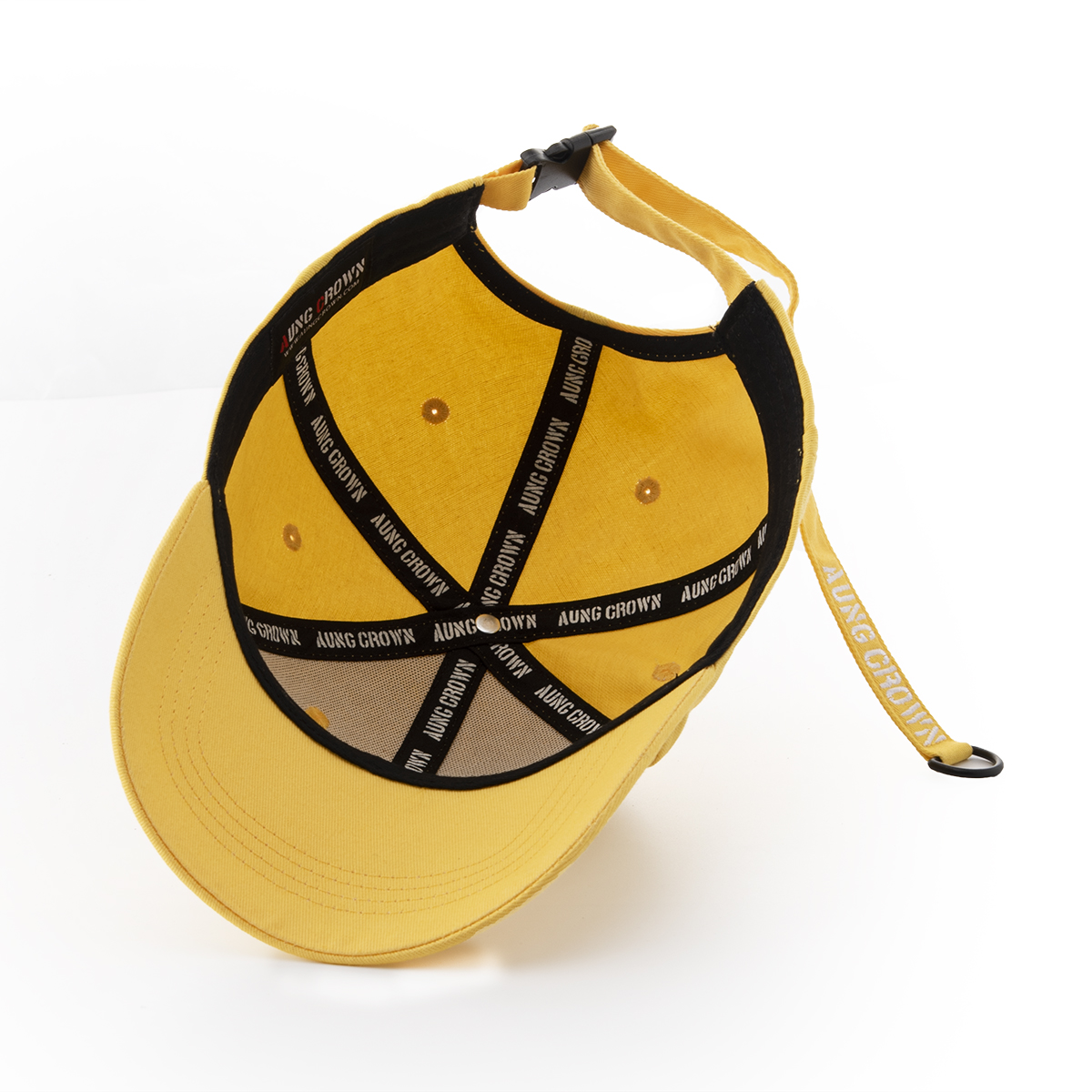 AungCrown designed cotton adjustable long strap hiphop baseball cap