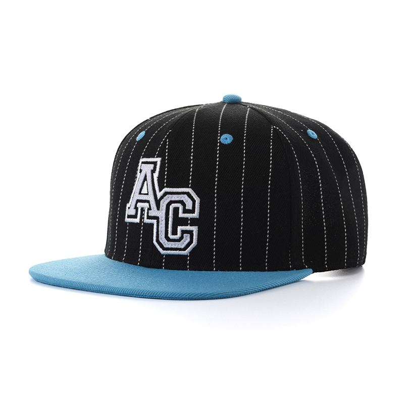 Custom Snapback Hat, 3D Appliqué Personalized Snapback Caps (Black ...